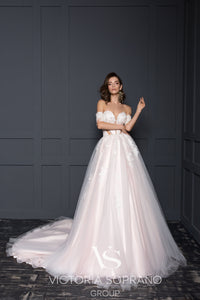 Chic Royal Collection 'Ester' Victoria Soprano RTW 21419-335 Ready To Wear European Bridal Wedding Gown Designer Philippines