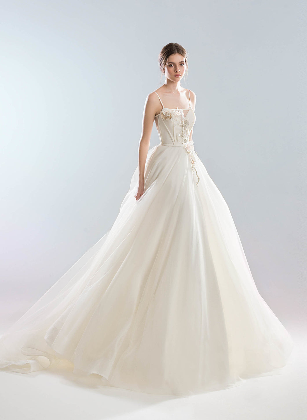 White Wind 'Gardenia' Papilio Bridal RTW 1909L-225 Ready To Wear European Bridal Wedding Gown Designer Philippines