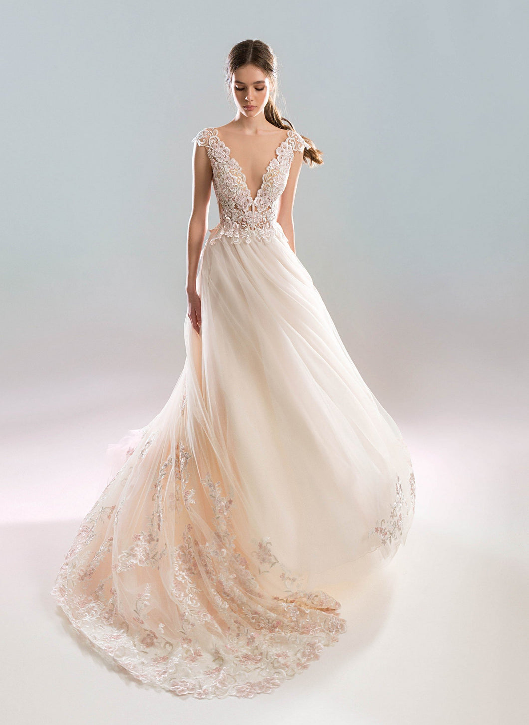 White Wind 'Zephyr' Papilio Bridal RTW 1917L-370 Ready To Wear European Bridal Wedding Gown Designer Philippines