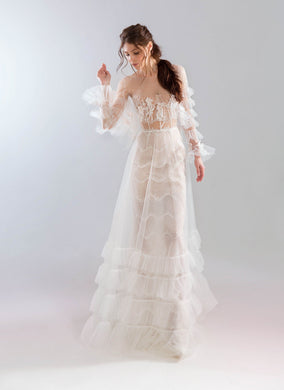 White Wind 'Cloud' Papilio Bridal RTW 1929-320 Ready To Wear European Bridal Wedding Gown Designer Philippines