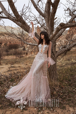 Wind Desert 'Altar' Katherine Joyce Paris RTW T 01-368 Ready To Wear European Bridal Wedding Gown Designer Philippines