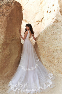 Wind Desert 'Khamu' Katherine Joyce Paris RTW O 08-296 Ready To Wear European Bridal Wedding Gown Designer Philippines