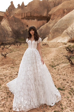 Wind Desert 'Lukum' Katherine Joyce Paris RTW O 02-280 Ready To Wear European Bridal Wedding Gown Designer Philippines