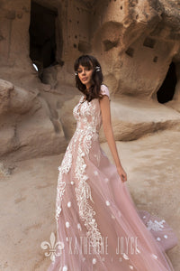 Wind Desert 'Monte' Katherine Joyce Paris RTW O 04-256 Ready To Wear European Bridal Wedding Gown Designer Philippines