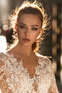 Muse in Naples 'Vesta' Katherine Joyce Paris RTW 10210-300 Ready To Wear European Bridal Wedding Gown Designer Philippines