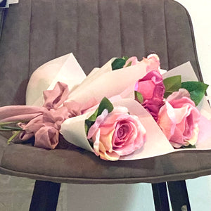 Gift for HER 1pc Silk Ecuador Rose in Wrap