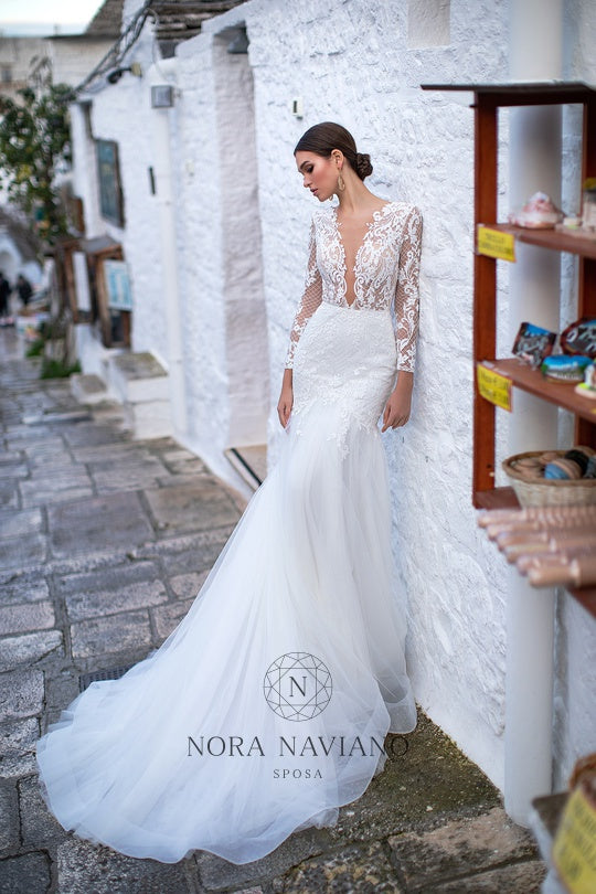 Italian Dream 'Malena' Nora Naviano Sposa RTW 18300-450 Ready To Wear European Bridal Wedding Gown Designer Philippines