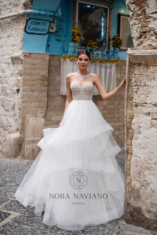 Italian Dream 'Mandy' Nora Naviano Sposa RTW 18303-500 Ready To Wear European Bridal Wedding Gown Designer Philippines