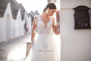 Italian Dream 'Maria' Nora Naviano Sposa RTW 18307-350 Ready To Wear European Bridal Wedding Gown Designer Philippines