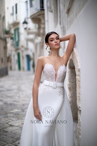 Italian Dream 'Marsha' Nora Naviano Sposa RTW 18322-400 Ready To Wear European Bridal Wedding Gown Designer Philippines