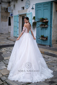 Italian Dream 'Mercy' Nora Naviano Sposa RTW 20019-371 Ready To Wear European Bridal Wedding Gown Designer Philippines