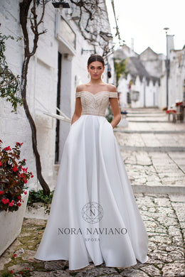 Italian Dream 'Mindy' Nora Naviano Sposa RTW 32440D-191 Ready To Wear European Bridal Wedding Gown Designer Philippines