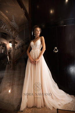 Voyage 'Veda' Nora Naviano Sposa RTW 17325-00 Ready To Wear European Bridal Wedding Gown Designer Philippines