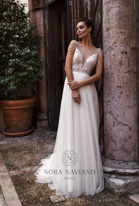 Voyage 'Vessat' Nora Naviano Sposa RTW 1352-00 Ready To Wear European Bridal Wedding Gown Designer Philippines