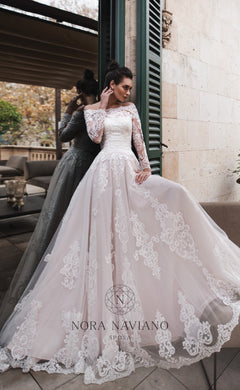 Voyage 'Vicky' Nora Naviano Sposa RTW 18006-00 Ready To Wear European Bridal Wedding Gown Designer Philippines