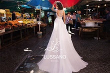 Load image into Gallery viewer, Sicilian Sky &#39;Betty&#39; Lussano Bridal RTW 18051-382 Ready To Wear European Bridal Wedding Gown Designer Philippines