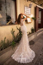 Load image into Gallery viewer, Sicilian Sky &#39;Blessy&#39; Lussano Bridal RTW 19031-530 Ready To Wear European Bridal Wedding Gown Designer Philippines