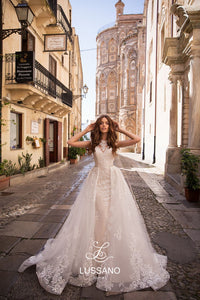 Sicilian Sky 'Blessy' Lussano Bridal RTW 19031-530 Ready To Wear European Bridal Wedding Gown Designer Philippines