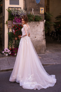 Sicilian Sky 'Breanna' Lussano Bridal RTW 19040-350 Ready To Wear European Bridal Wedding Gown Designer Philippines