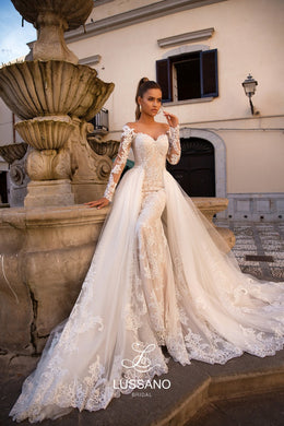 Sicilian Sky 'Bridget' Lussano Bridal RTW 19046-530 Ready To Wear European Bridal Wedding Gown Designer Philippines