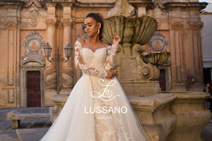 Sicilian Sky 'Bridget' Lussano Bridal RTW 19046-530 Ready To Wear European Bridal Wedding Gown Designer Philippines