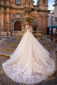 Sicilian Sky 'Bridget' Lussano Bridal RTW 19046-530 Ready To Wear European Bridal Wedding Gown Designer Philippines