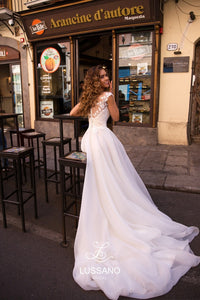 Sicilian Sky 'Breany' Lussano Bridal RTW 19041- 403 Ready To Wear European Bridal Wedding Gown Designer Philippines