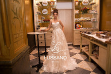 Load image into Gallery viewer, Sicilian Sky &#39;Becca&#39; Lussano Bridal RTW 18034-424 Ready To Wear European Bridal Wedding Gown Designer Philippines