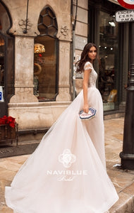 Dolly Collection 'Jacklyn' Naviblue Bridal RTW 17306-530 Ready To Wear European Bridal Wedding Gown Designer Philippines