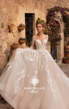 Load image into Gallery viewer, Dolly Collection Jeremy&#39;&#39; Naviblue Bridal RTW 18010-447 Ready To Wear European Bridal Wedding Gown Designer Philippines