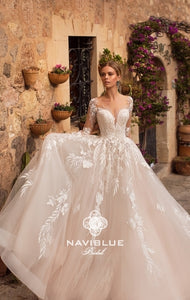 Dolly Collection Jeremy'' Naviblue Bridal RTW 18010-447 Ready To Wear European Bridal Wedding Gown Designer Philippines