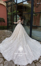 Load image into Gallery viewer, Royal  Collection  Naviblue Bridal RTW NB 018 Ready To Wear European Bridal Wedding Gown Designer Philippines