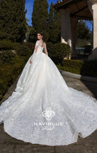 Load image into Gallery viewer, Royal  Collection  Naviblue Bridal RTW NB 032-1166 Ready To Wear European Bridal Wedding Gown Designer Philippines