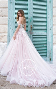 Blunny Collection 'Bailey' Naviblue Bridal RTW 18290-430 Ready To Wear European Bridal Wedding Gown Designer Philippines