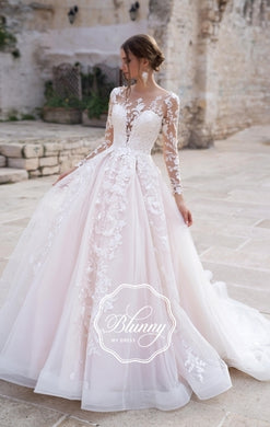 Blunny Collection 'Ballencia' Naviblue Bridal RTW 18292-410 Ready To Wear European Bridal Wedding Gown Designer Philippines