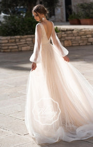 Blunny Collection 'Blair' Naviblue Bridal RTW 19005-300 Ready To Wear European Bridal Wedding Gown Designer Philippines