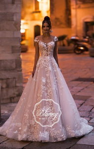 Blunny Collection 'Blandy' Naviblue Bridal RTW 20009-500 Ready To Wear European Bridal Wedding Gown Designer Philippines