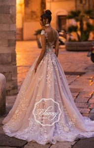 Blunny Collection 'Blandy' Naviblue Bridal RTW 20009-500 Ready To Wear European Bridal Wedding Gown Designer Philippines