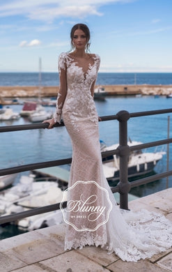 Blunny Collection 'Blyss' Naviblue Bridal RTW 20010-480 Ready To Wear European Bridal Wedding Gown Designer Philippines