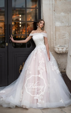 Blunny Collection 'Bonnie' Naviblue Bridal RTW 20013-450 Ready To Wear European Bridal Wedding Gown Designer Philippines