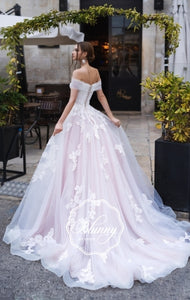 Blunny Collection 'Bonnie' Naviblue Bridal RTW 20013-450 Ready To Wear European Bridal Wedding Gown Designer Philippines