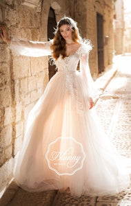 Blunny Collection 'Brianna' Naviblue Bridal RTW 20026-450 Ready To Wear European Bridal Wedding Gown Designer Philippines