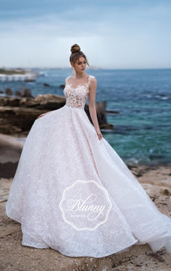 Blunny Collection 'Bridget' Naviblue Bridal RTW 20027-550 Ready To Wear European Bridal Wedding Gown Designer Philippines