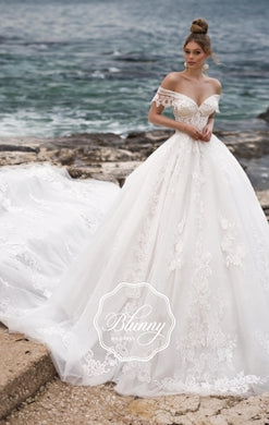 Blunny Collection 'Britney' Naviblue Bridal RTW 20028-550 Ready To Wear European Bridal Wedding Gown Designer Philippines