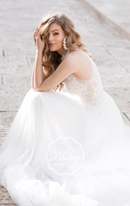 Blunny Collection 'Brookelynn' Naviblue Bridal RTW 72977BK-3-500 Ready To Wear European Bridal Wedding Gown Designer Philippines