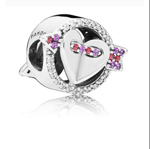 Love Pandora charm 92.5 Italy silver