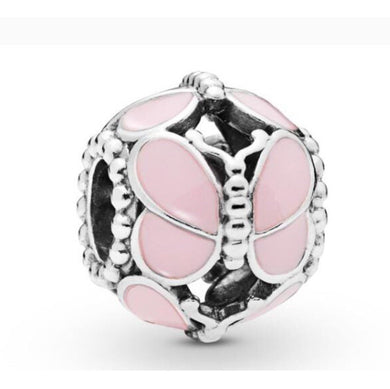 Butterfly Pandora charm 92.5 Italy silver