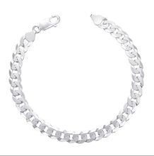 Load image into Gallery viewer, 4mm Bracelet for Men 92.5 Italy silver