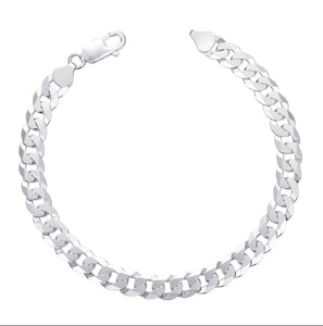 4mm Bracelet for Men 92.5 Italy silver