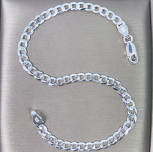 Load image into Gallery viewer, 4mm Bracelet for Men 92.5 Italy silver
